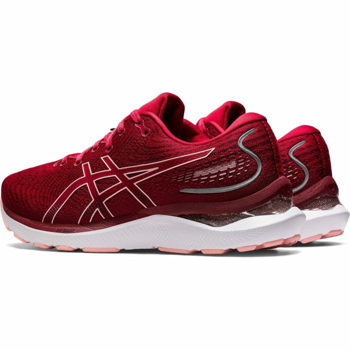 asics gel cumulus 24 womens running shoes red 37451213930704