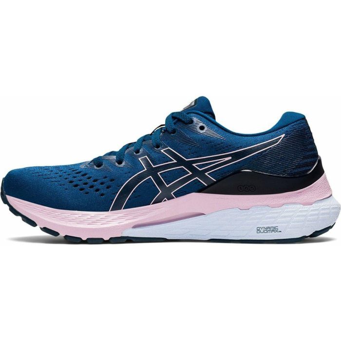 asics gel kayano 28 womens running shoes blue 29621505818832