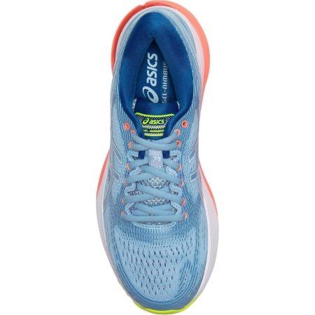 asics gel nimbus 21 womens running shoes blue 28507233550544