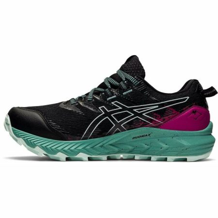 asics gel trabuco 10 gtx womens trail running shoes black 29667448258768