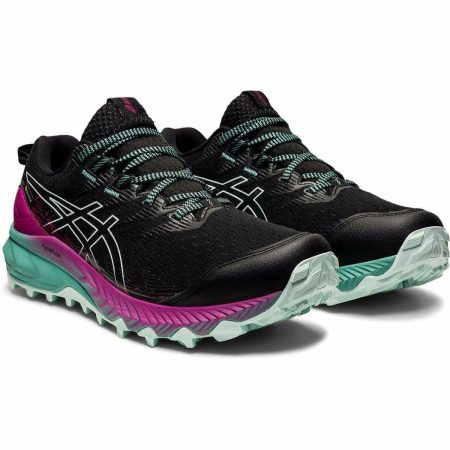 asics gel trabuco 10 gtx womens trail running shoes black 29667448324304