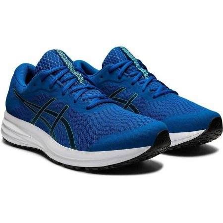 asics patriot 12 mens running shoes blue 29628909912272