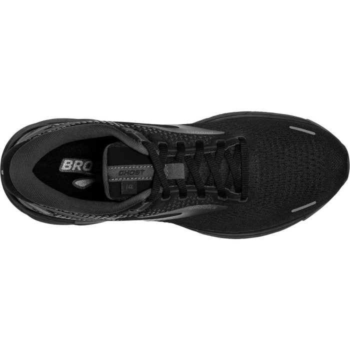 brooks ghost 14 mens running shoes black 28557185646800