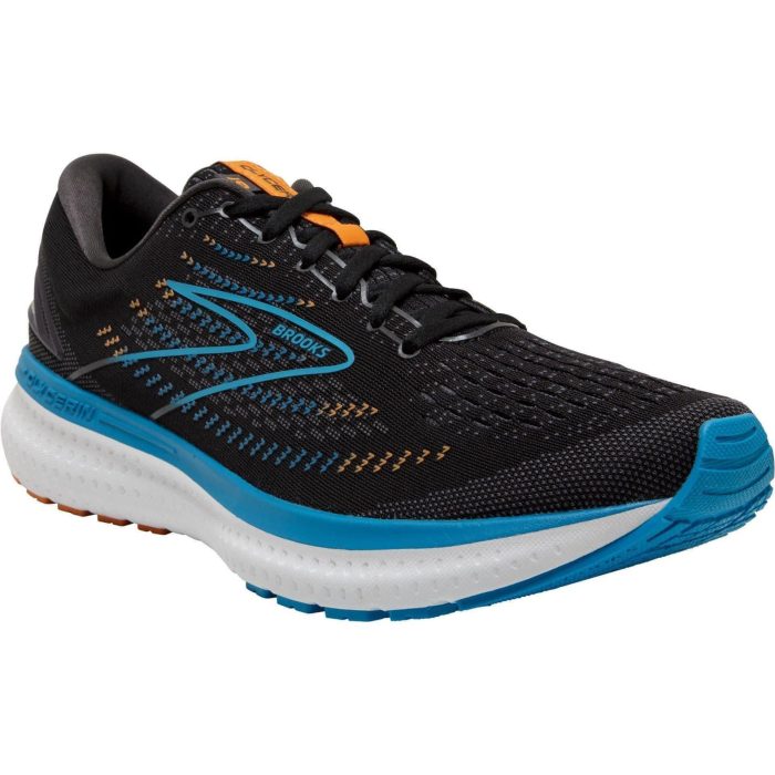 brooks glycerin 19 mens running shoes black 28557757546704