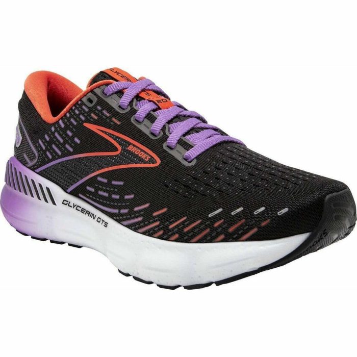 brooks glycerin gts 20 womens running shoes black 29685085634768