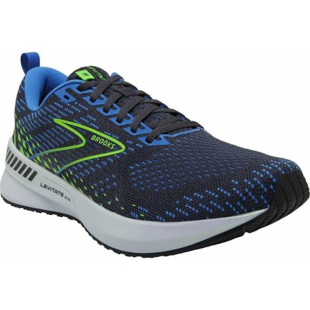 brooks levitate gts 5 mens running shoes blue 28938139140304