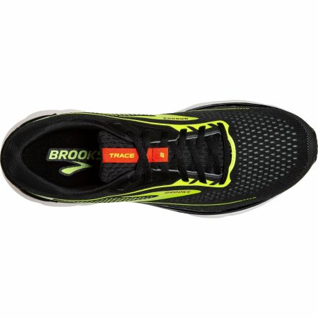 brooks trace 2 mens running shoes black 37408054902992