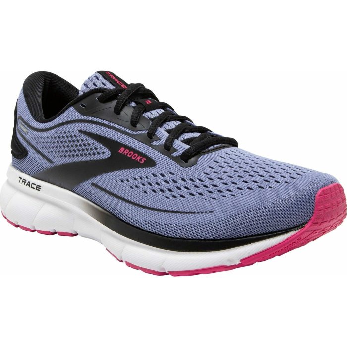 brooks trace 2 womens running shoes purple 37408017678544