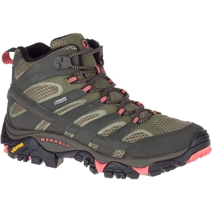 merrell moab 2 mid gore tex womens walking boots grey 28870446907600