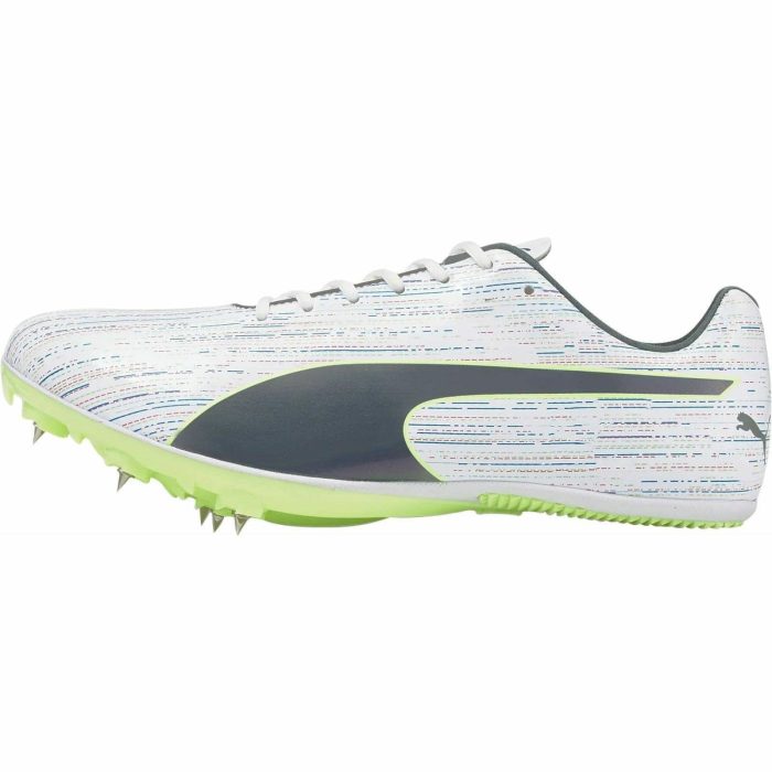 puma evospeed sprint 13 running spikes white 37479946256592