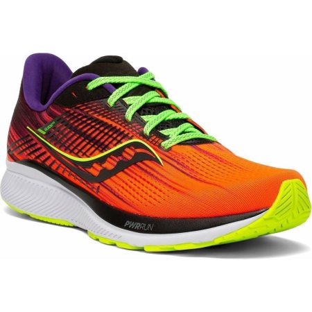 saucony guide 14 mens running shoes orange 29667827679440